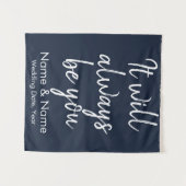 Rustic Wedding Backdrop Ceremony Decorations Decor Wandkleed (Voorkant (horizontaal))