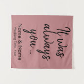 Rustic Wedding Backdrop voor ceremonie op budget Wandkleed (Voorkant (horizontaal))