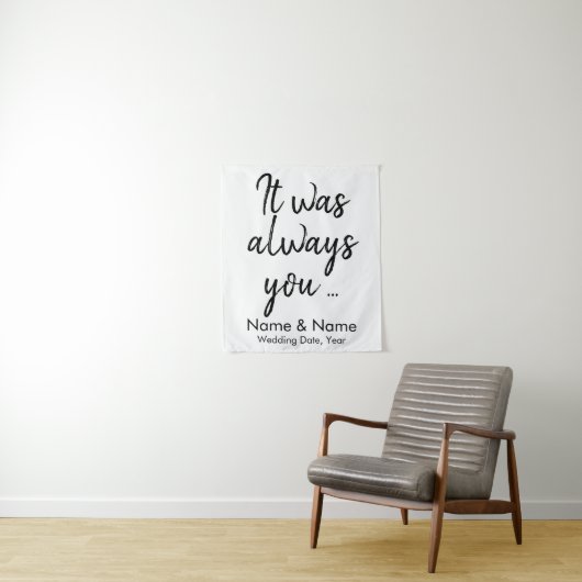 Rustic Wedding Backdrop voor ceremonie op budget Wandkleed (In situ)