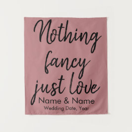 Rustic Wedding Backdrop voor ontvang en afleiding Wandkleed