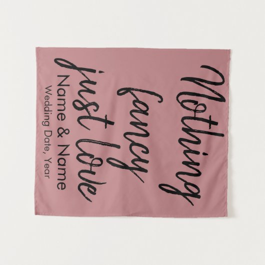 Rustic Wedding Backdrop voor ontvang en afleiding Wandkleed (Voorkant (horizontaal))