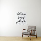 Rustic Wedding Backdrop voor ontvang en afleiding Wandkleed (In situ)