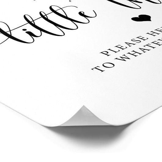 Rustic Wedding Bathroom | Bathroom Basket Poster (Hoek)