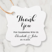 Rustic Wedding Bedankt Bedankjes Labels (Voorkant)