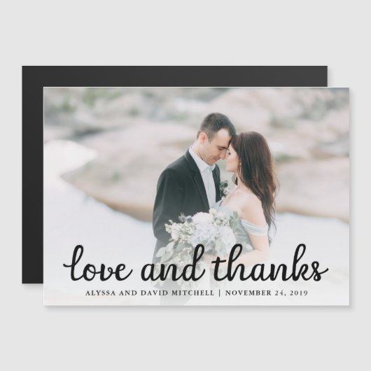 Rustic Wedding Bedankt | Foto (Voorkant / Achterkant)