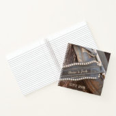 Rustic Wedding Brown country Western Horse Guest Notitieboek (Binnen)