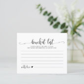 Rustic Wedding Bucket List Ideeën (Staand voorkant)