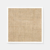 Rustic Wedding Burlap Trendy country Weddings Servetten (Voorkant)