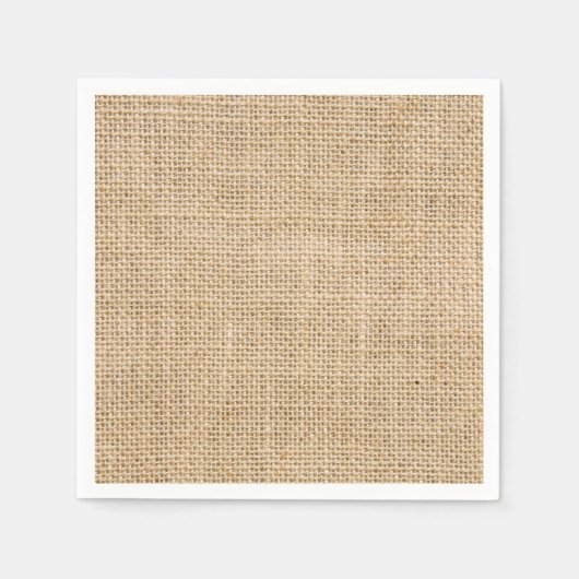 Rustic Wedding Burlap Trendy country Weddings Servetten (Voorkant)