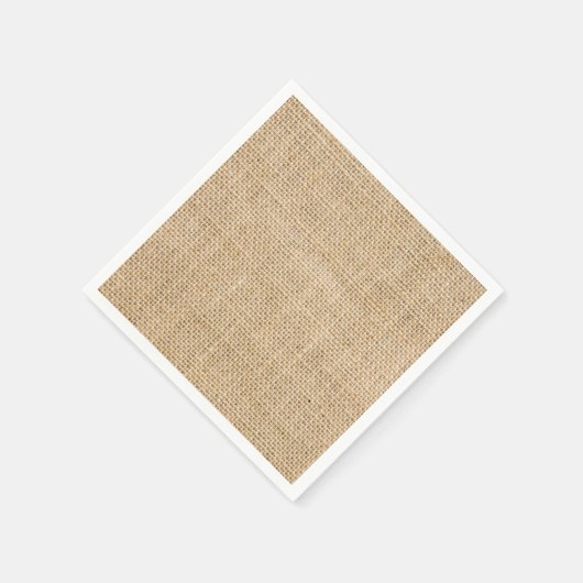 Rustic Wedding Burlap Trendy country Weddings Servetten (Hoek)