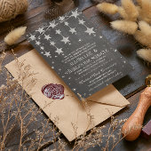 Rustic Wedding Chalkboard onder de sterren Kaart