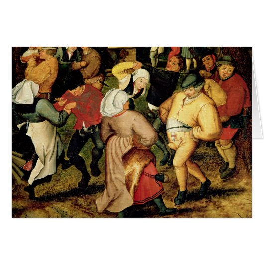 Rustic Wedding, detail van dansende mensen (Voorkant Horizontaal)