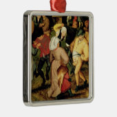 Rustic Wedding, detail van dansende mensen Metalen Ornament (Rechts)