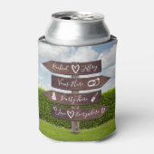 Rustic Wedding Direction Blikjeskoeler (Blikje Voorkant)