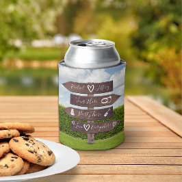 Rustic Wedding Direction Blikjeskoeler