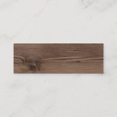 Rustic Wedding Drink Ticket Voucher (Achterkant)