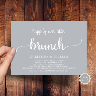 Rustic Wedding Elopement, gelukkig altijd na Brunc Kaart