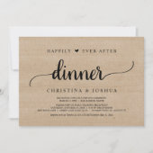 Rustic Wedding Elopement, gelukkig altijd na het e Kaart (Voorkant)