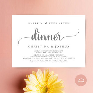 Rustic Wedding Elopement, gelukkig altijd na het e Kaart