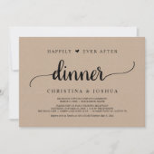 Rustic Wedding Elopement, gelukkig altijd na het e Kaart (Voorkant)