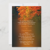 Rustic Wedding Fall Weddings Autumn Kaart (Voorkant)