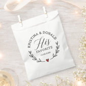 Rustic Wedding Favor z'n favoriete pleistertas Bedankzakje (Geknipt)