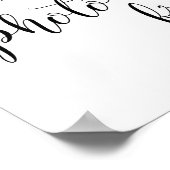 Rustic Wedding Gelieve te ondertekenen Ons Lijst v Poster (Hoek)