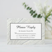 Rustic Wedding Gray Woodgrain (Staand voorkant)