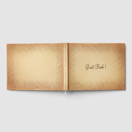 Rustic Wedding Guest Book Gastenboek (Volledig)