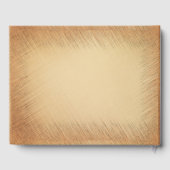 Rustic Wedding Guest Book Gastenboek (Achterkant)