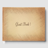 Rustic Wedding Guest Book Gastenboek (Voorkant)