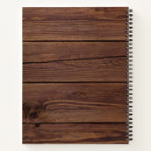 Rustic Wedding Guest Book String Lights Greenery Notitieboek (Achterkant)