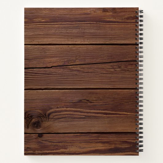 Rustic Wedding Guest Book String Lights Greenery Notitieboek (Achterkant)