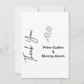 Rustic Wedding - Hartelijk dank Bedankkaart (Voorkant)