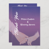 Rustic Wedding - Hartelijk dank Bedankkaart (Voorkant / Achterkant)