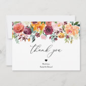 Rustic Wedding - Hartelijk dank Bedankkaart (Voorkant)