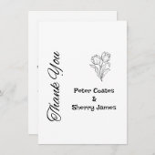 Rustic Wedding - Hartelijk dank Bedankkaart (Voorkant / Achterkant)