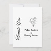 Rustic Wedding - Hartelijk dank Bedankkaart (Voorkant)