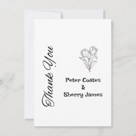 Rustic Wedding - Hartelijk dank Bedankkaart