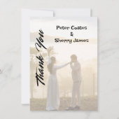 Rustic Wedding - Hartelijk dank Bedankkaart (Voorkant)