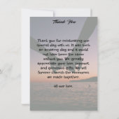 Rustic Wedding - Hartelijk dank Bedankkaart (Achterkant)