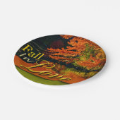 Rustic Wedding Herfst in Love Autumn Schilderachti Papieren Bordje (Gekanteld)