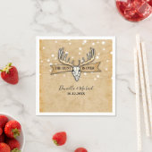 Rustic Wedding Hunt is voorbij Servet (Insitu)