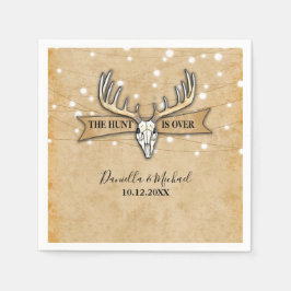 Rustic Wedding Hunt is voorbij Servet