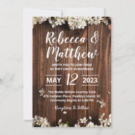 Rustic Wedding Invitation Cards Save The Date