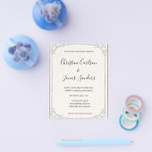 Rustic Wedding Invitation Flyer (Enkel)