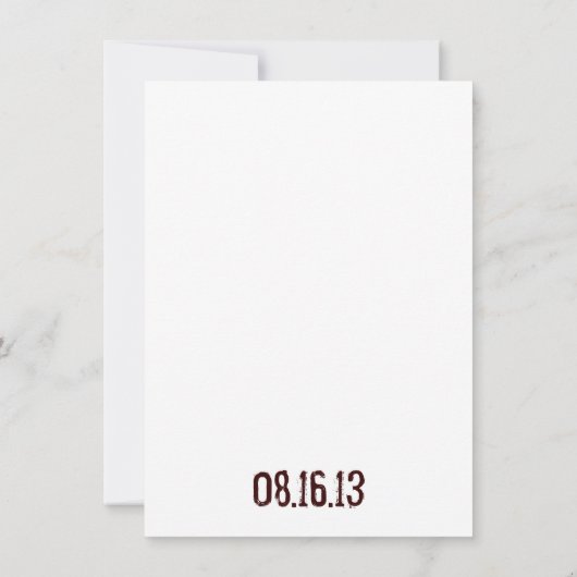 Rustic Wedding Invitations Country Mason Jars Kaart (Achterkant)