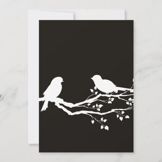 Rustic Wedding Mason Jar Chalkboard Lovevogels Kaart (Achterkant)