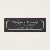 Rustic Wedding Mini bespaart de Dates 100 Pack Visitekaartjes (Voorkant)
