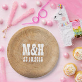 Rustic Wedding Papieren Bordje (Feest)